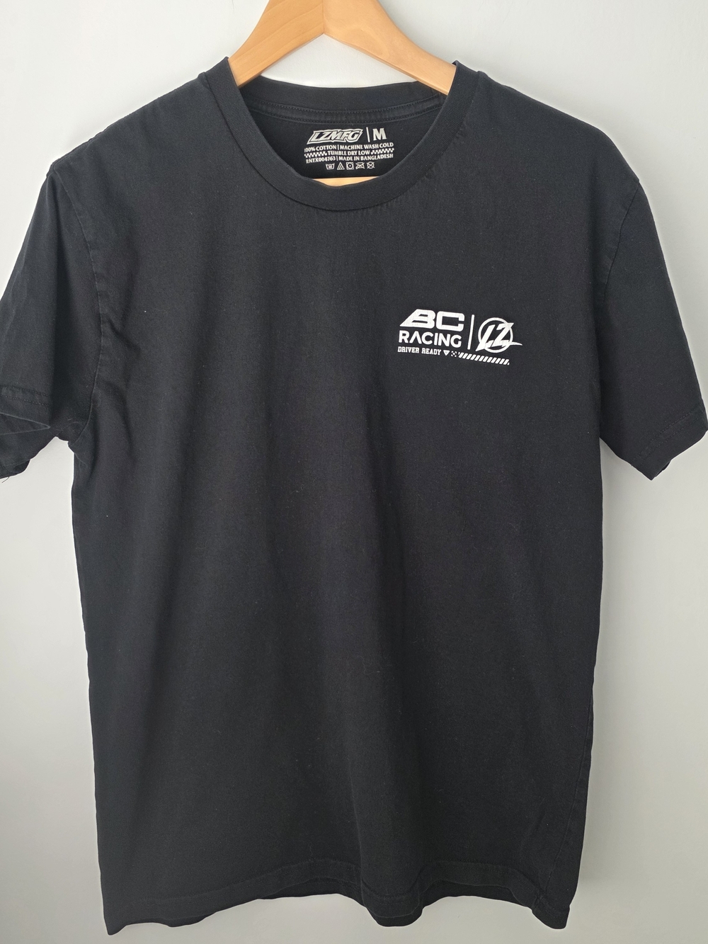 Men's Black Short-Sleeve Logo Tee